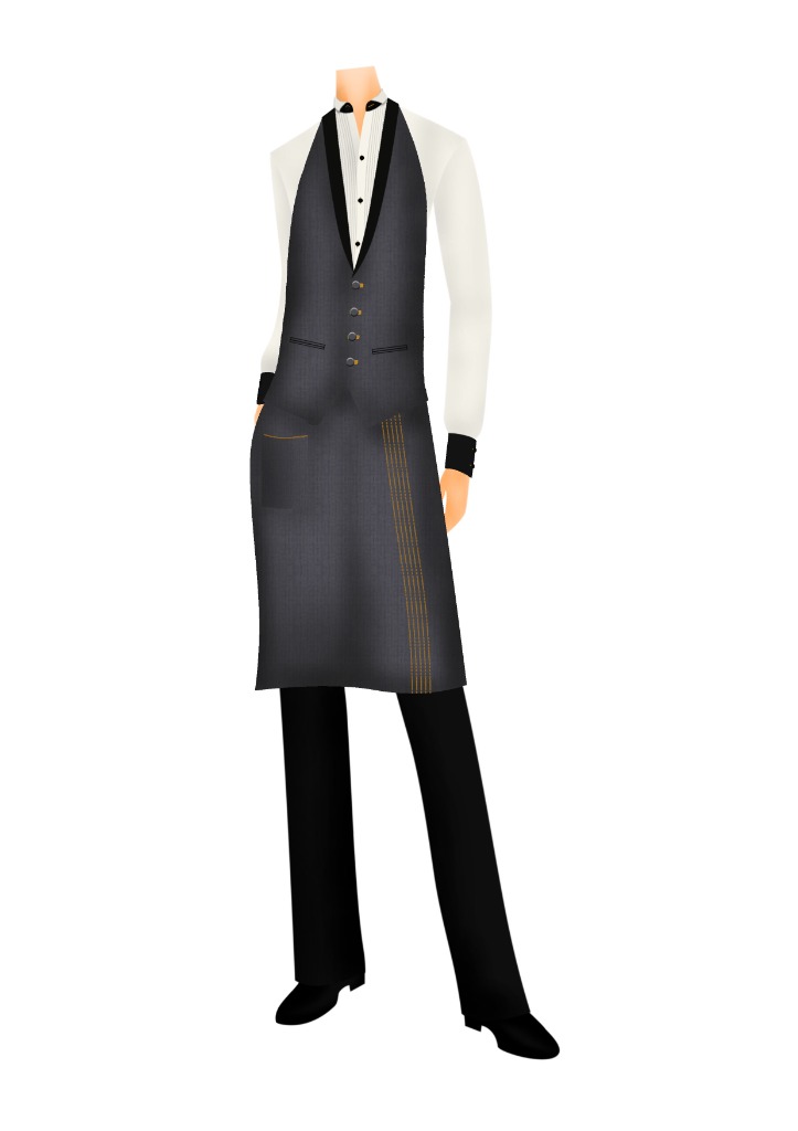Grey Vest Uniform Actual