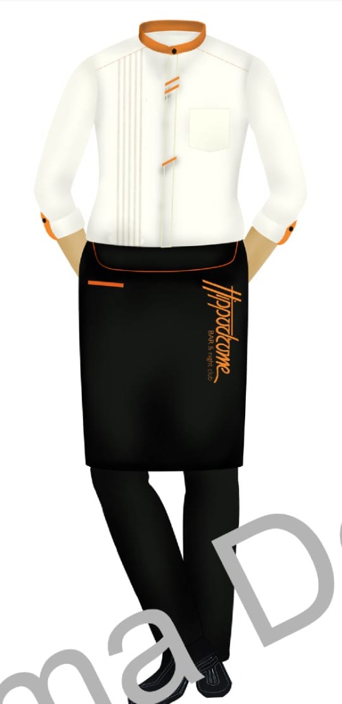 Hippodrome Bar Uniform Sketch